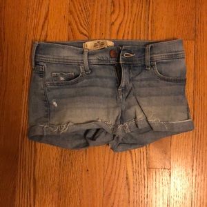 Light Blue Denim Shorts